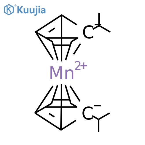 Manganocene,1,1'-bis(1-methylethyl)- (9CI) structure