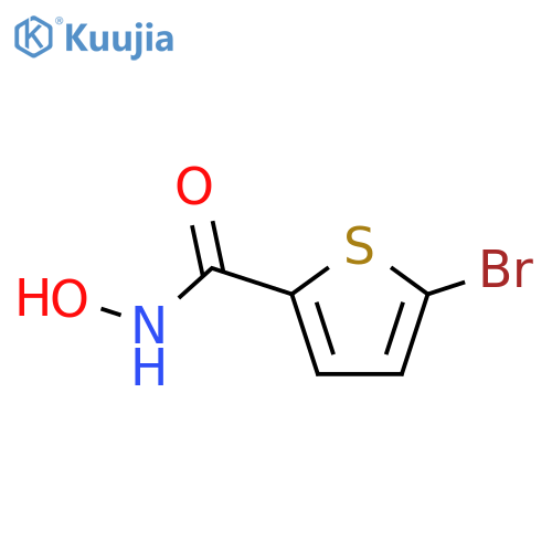 5-bromo-N-hydroxythiophene-2-carboxamide structure
