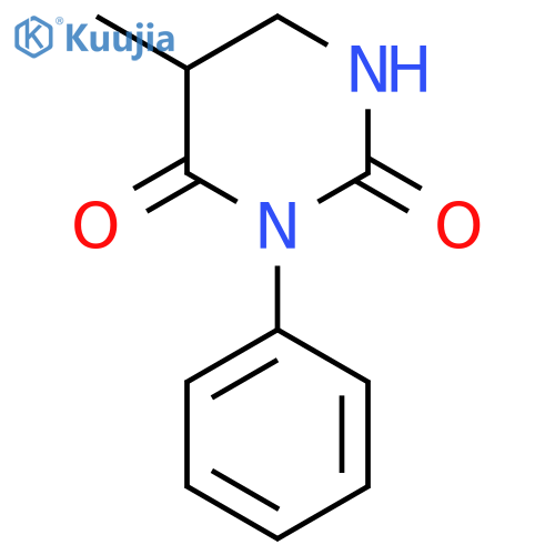 5-Methyl-3-phenyl-1,3-diazinane-2,4-dione structure