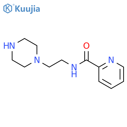 Pyridine-2-carboxylic acid (2-piperazin-1-yl-ethyl)-amide structure