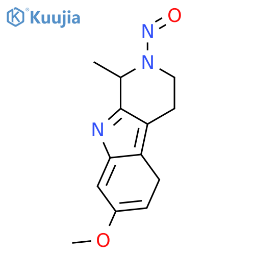 2,3,4,5-Tetrahydro-7-methoxy-1-methyl-2-nitroso-1H-pyrido[3,4-b]indole structure