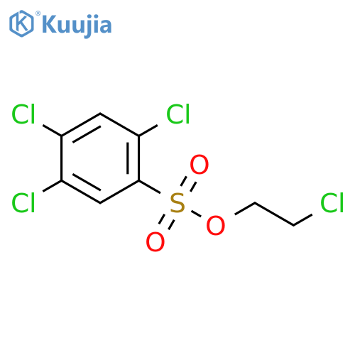 2-Chloroethyl 2,4,5-trichlorobenzene-1-sulfonate structure