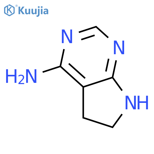 6,7-Dihydro-5H-pyrrolo[2,3-d]pyrimidin-4-amine structure