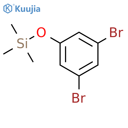 3,5-Dibromophenoxytrimethylsilane structure