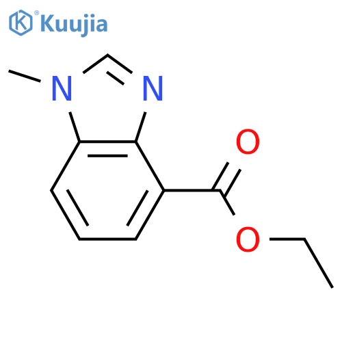 Ethyl 1-Methyl-4-benzimidazolecarboxylate structure