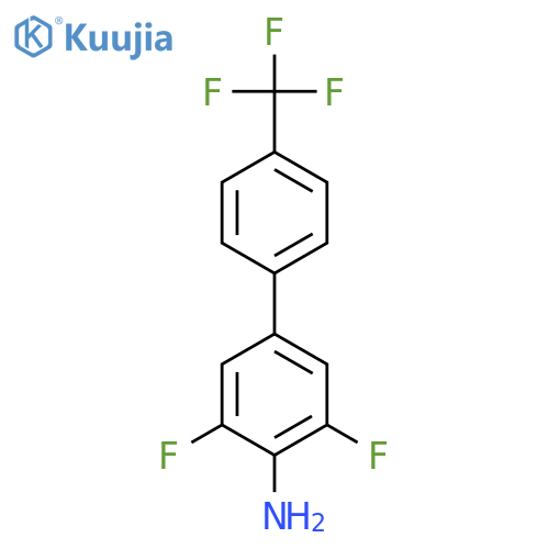[1,1'-BIPHENYL]-4-AMINE, 3,5-DIFLUORO-4'-(TRIFLUOROMETHYL)- structure