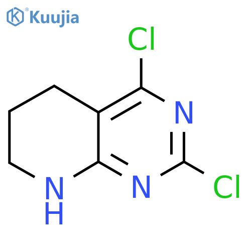 2,4-Dichloro-5,6,7,8-tetrahydro-pyrido[2,3-D]pyrimidine structure