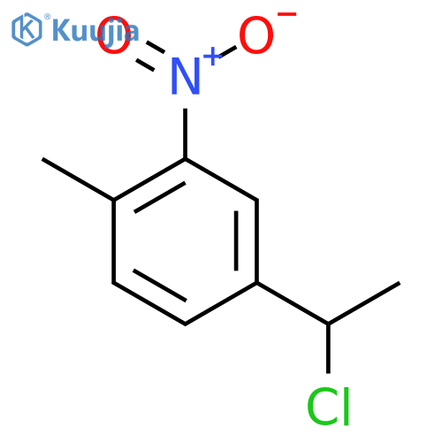 4-(1-Chloroethyl)-1-methyl-2-nitrobenzene structure