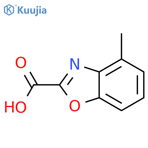 4-methyl-1,3-benzoxazole-2-carboxylic acid structure