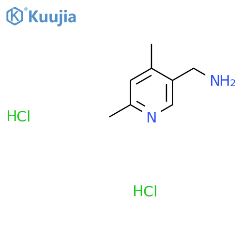 (4,6-dimethylpyridin-3-yl)methanamine dihydrochloride structure
