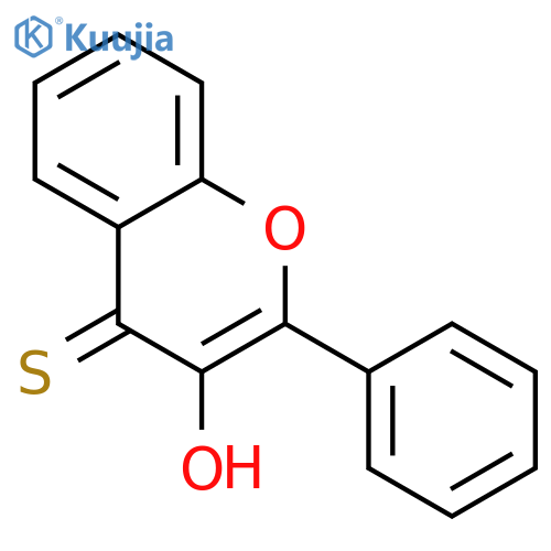 3-Hydroxy-2-phenyl-4H-1-benzopyran-4-thione structure