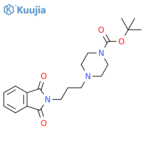 4-3-(1,3-Dioxo-1,3-dihydro-isoindol-2-yl)-propyl -piperazine-1-carboxylic Acid tert-Butyl Ester structure