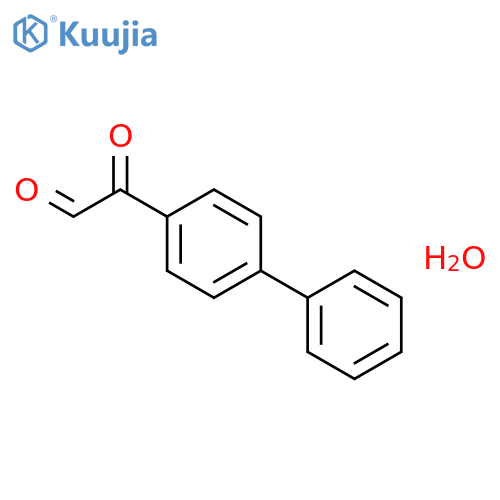 2-(1,1'-Biphenyl-4-yl)-2-oxoacetaldehyde Hydrate structure