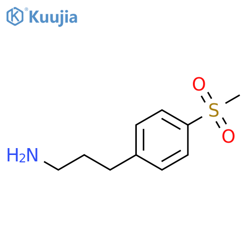 3-(4-methanesulfonylphenyl)propan-1-amine structure