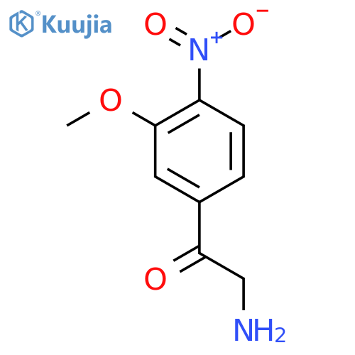 2-amino-1-(3-methoxy-4-nitrophenyl)ethan-1-one structure