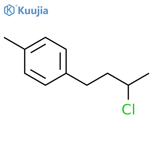 Benzene, 1-(3-chlorobutyl)-4-methyl- structure