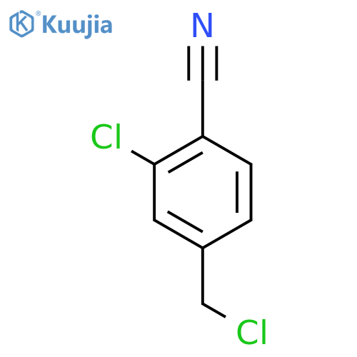 3-Chloro-4-cyanobenzyl chloride structure