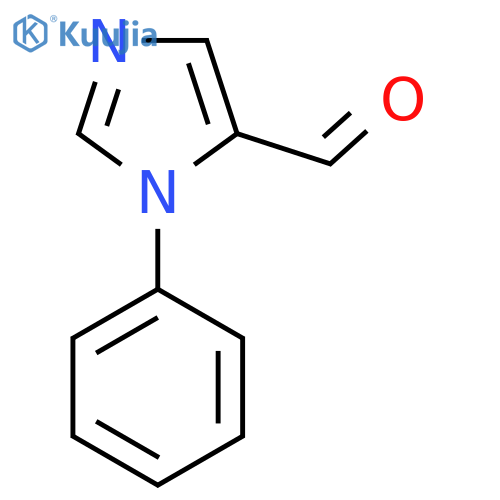 1-phenyl-1H-imidazole-5-carbaldehyde structure