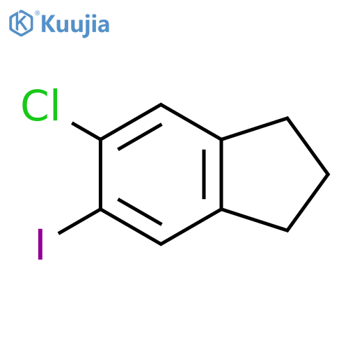 5-Chloro-6-iodo-2,3-dihydro-1H-indene structure