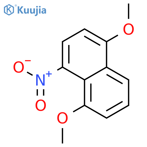 1,5-dimethoxy-4-nitro-naphthalene structure