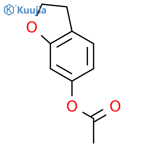 2,3-dihydro-1-benzofuran-6-yl Acetate structure