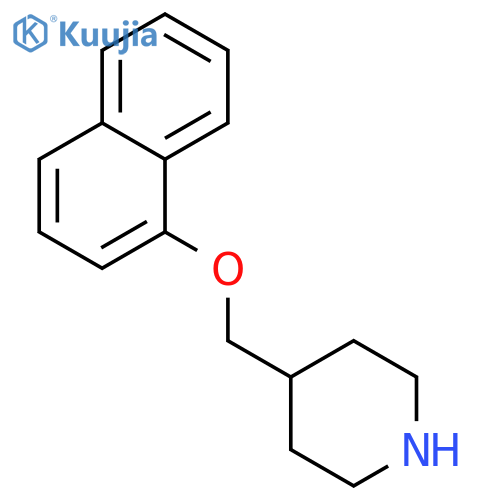 4-[(1-Naphthyloxy)methyl]piperidine structure