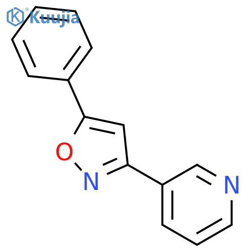 Pyridine, 3-(5-phenyl-3-isoxazolyl)- structure