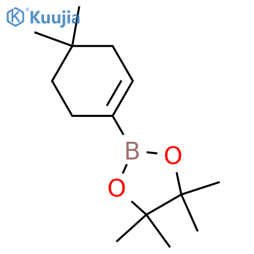 2-(4,4-dimethylcyclohex-1-en-1-yl)-4,4,5,5-tetramethyl-1,3,2-dioxaborolane structure