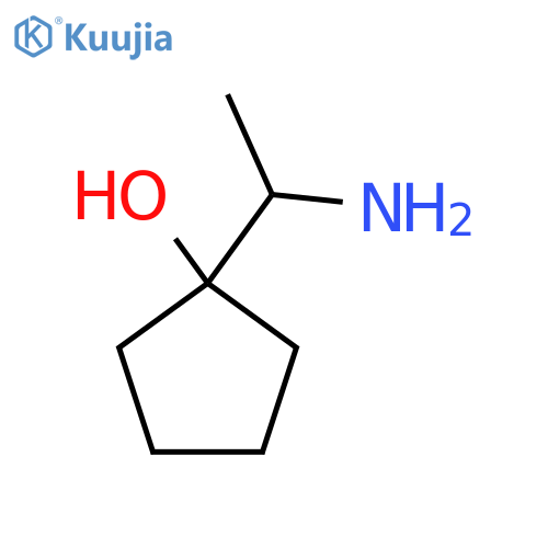 1-(1-Aminoethyl)cyclopentan-1-ol structure