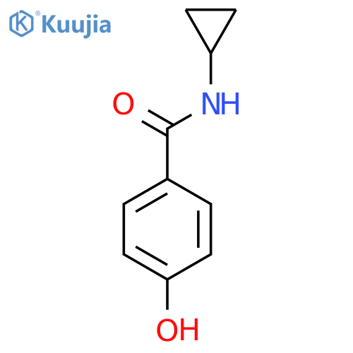N-cyclopropyl-4-hydroxybenzamide structure