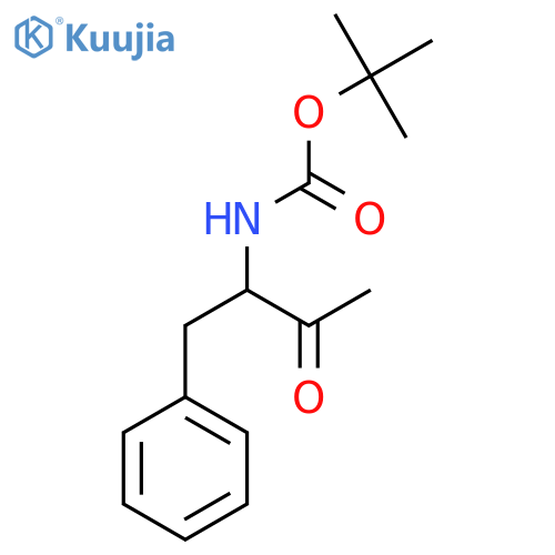tert-butyl N-(3-oxo-1-phenylbutan-2-yl)carbamate structure