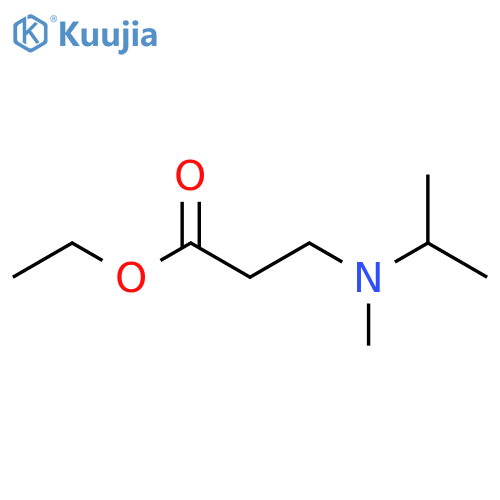Ethyl 3-isopropyl(methyl)aminopropanoate structure