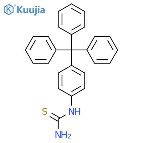 N-(4-tritylphenyl)thiourea structure