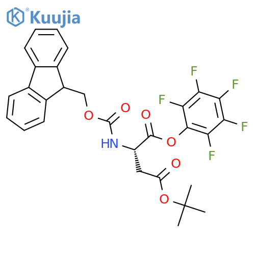 Fmoc-Asp(OtBU)-OPfp structure