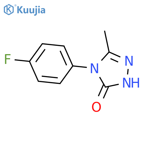 4-(4-Fluorophenyl)-3-methyl-1H-1,2,4-triazol-5(4H)-one structure