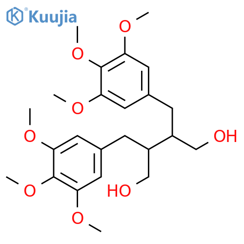 2,3-bis(3,4,5-trimethoxybenzyl)butane-1,4-diol structure