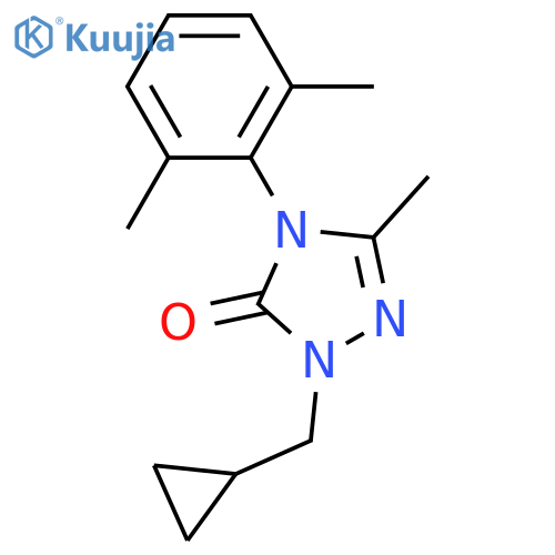 2-(CYCLOPROPYLMETHYL)-4-(2,6-DIMETHYLPHENYL)-5-METHYL-2,4-DIHYDRO-3H-1,2,4-TRIAZOL-3-ONE structure