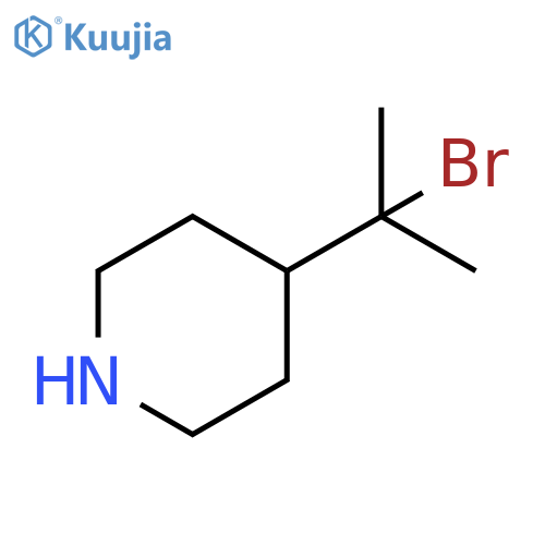 4-(2-bromopropan-2-yl)piperidine structure