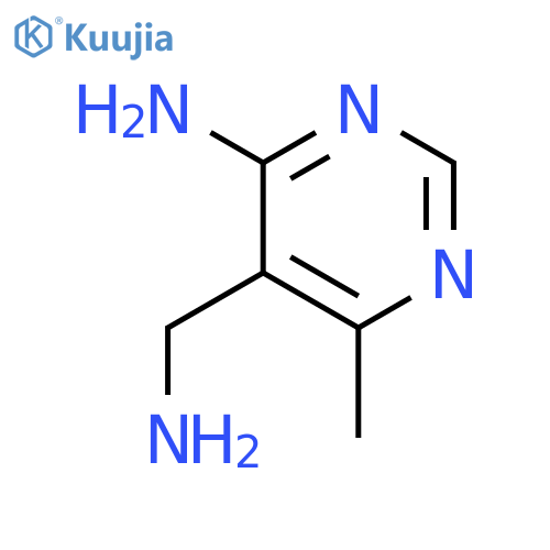 5-(Aminomethyl)-6-methylpyrimidin-4-amine structure