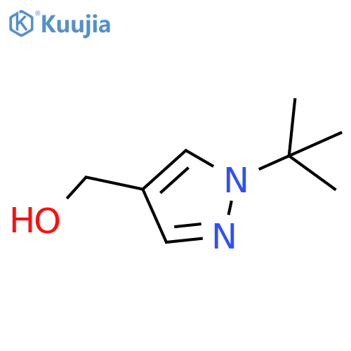(1-tert-butyl-1H-pyrazol-4-yl)methanol structure