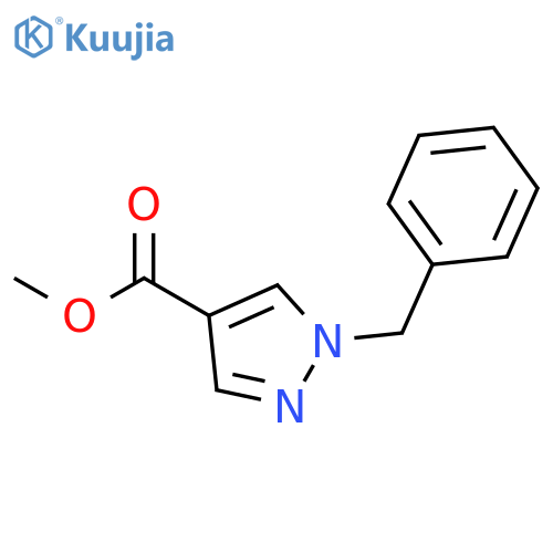 1-Benzyl-1H-pyrazole-4-carboxylic Acid methyl ester structure