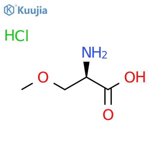 (2R)-2-amino-3-methoxypropanoic acid hydrochloride structure