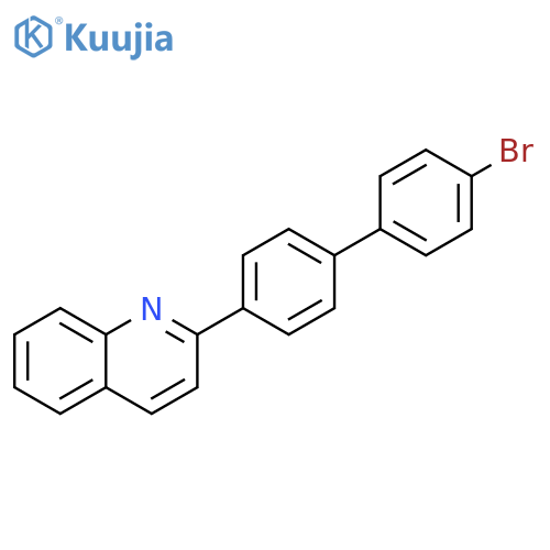 2-{4'-bromo-[1,1'-biphenyl]-4-yl}quinoline structure