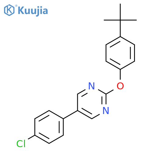 2-(4-tert-Butylphenoxy)-5-(4-chlorophenyl)pyrimidine structure