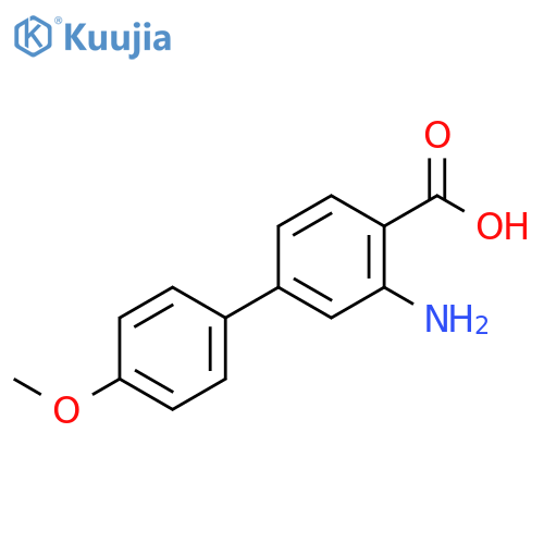3-amino-4'-methoxy-1,1'-biphenyl-4-carboxylic acid structure