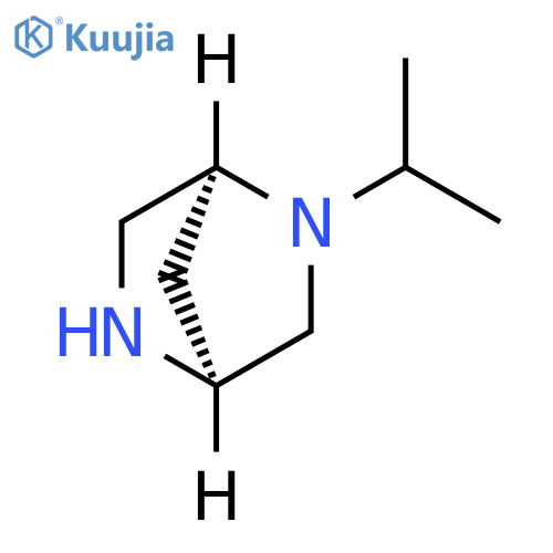 2,5-Diazabicyclo[2.2.1]heptane, 2-(1-methylethyl)-, (1S,4S)- structure