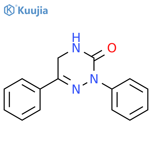 1,2,4-Triazin-3(2H)-one, 4,5-dihydro-2,6-diphenyl- structure