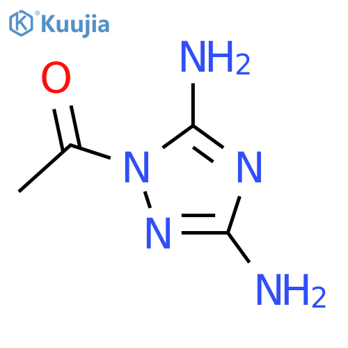 1H-1,2,4-Triazole-3,5-diamine, 1-acetyl- structure