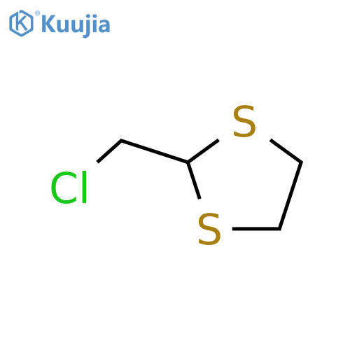 2-Chloromethyl-1,3-dithiolane structure