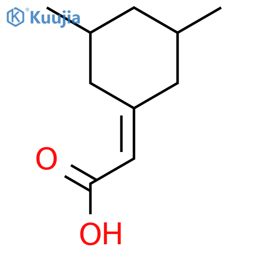 2-(3,5-DimethylcyclohexylidenE)acetic acid structure